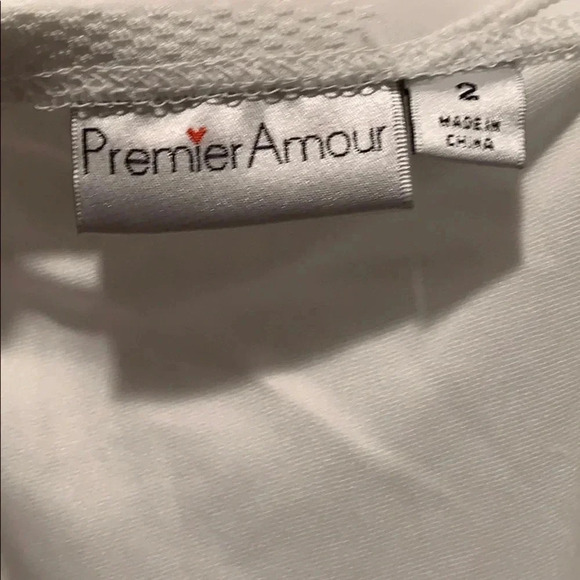Premier Amour White Jacquard Sheath Dress NWT - Picture 6 of 8